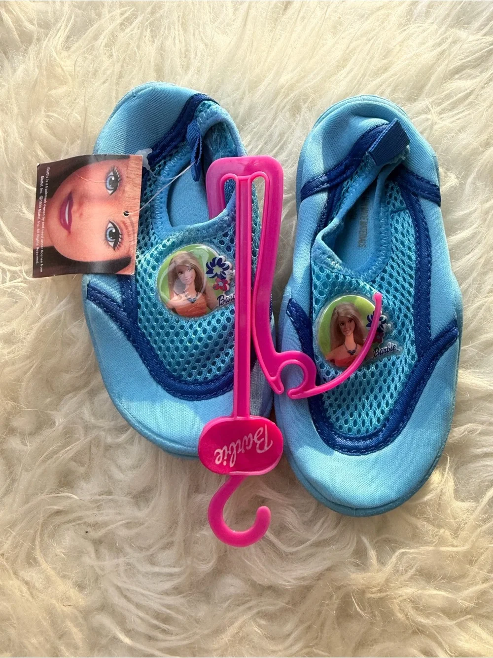 Barbie Kids' Blue Slip-On Water Shoes Y2K
